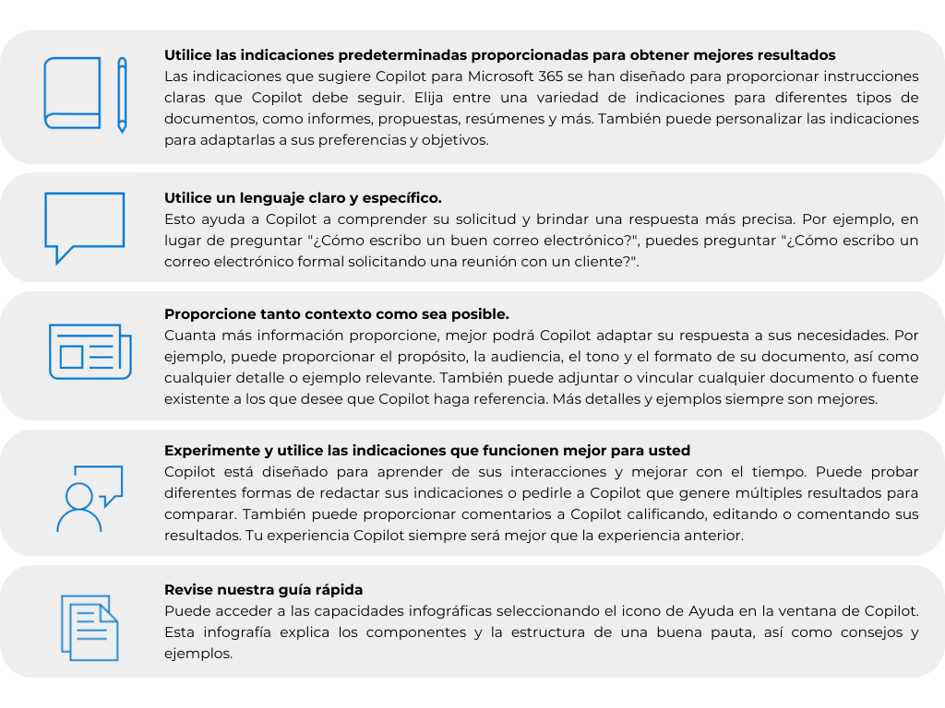 “Somos pioneros en el uso de IA en nuestros productos. Somos la primera empresa del mundo en lanzar Copilot a escala y estamos recopilando una gran cantidad de conocimientos.”