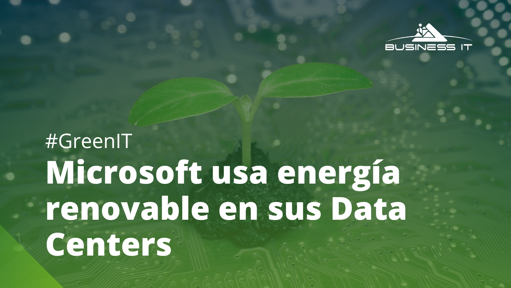 Microsoft usa energía renovable en sus Data Centers